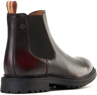 BASE LONDON Roebuck Leren Heren Bordo Boots Wijnrood - EU 43 / UK 9