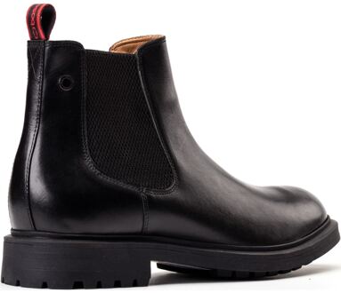 BASE LONDON Roebuck Leren Heren Zwarte Laarzen - EU 43 / UK 9