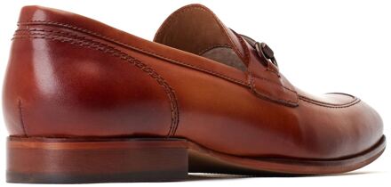 BASE LONDON Russo Leren Herenpantoffels Burnt Tan Bruin - EU 47.5 / UK 12