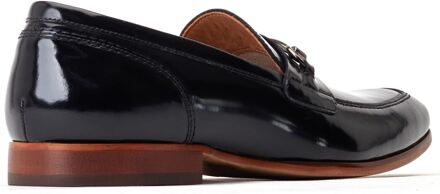 BASE LONDON Russo Leren Herenpantoffels Zwart - EU 46 / UK 11