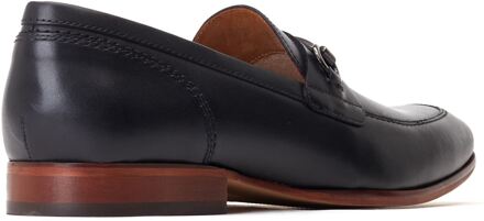 BASE LONDON Russo Leren Herenpantoffels Zwart - maat