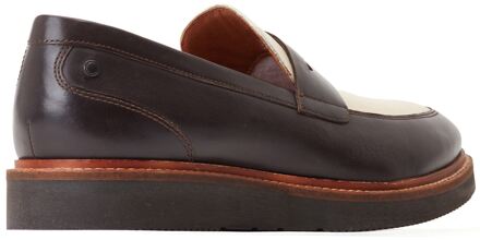 BASE LONDON Sid Leder Heren Bruin/Beige Loafers