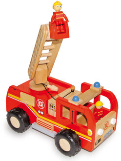 Base Toys Houten Brandweerauto Klein