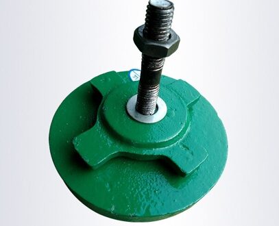 Base100 X 50 M12 Ronde Kop Machine Anti-Vibratie Mounts Pad, Nivellering Mounts