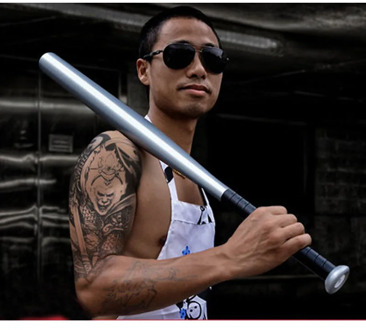 Baseball bat iron baseball pole car gym home baseball bats self-defense sticks fight hardened defense metal bars