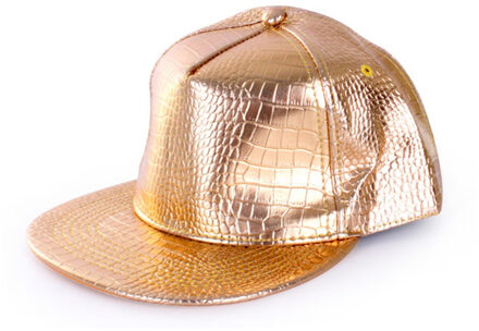 Baseball cap goud rapper