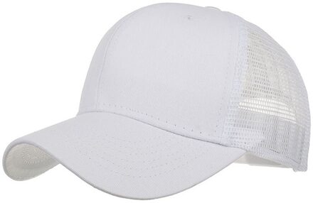 Baseball Cap Mesh Verstelbare Zomer Effen Cap Hoeden Baseball Hoed Schaduw Mesh Trucker Snapback Pet Vader Hoed Vrouwen Mannen Gorras