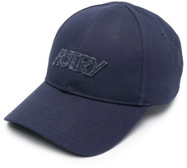 Baseball Cap met Geborduurd Logo Autry , Blue , Unisex - ONE Size