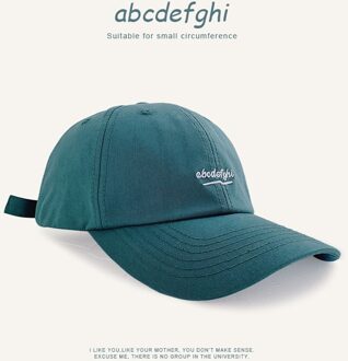 Baseball Cap Vrouwen Meisjes Outdoor Zon Hoeden Letters Borduren Snapback Platte Sport Vizieren Lente Zomer Caps Katoen Vader Hoed Toevallige groen