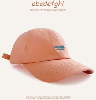 Baseball Cap Vrouwen Meisjes Outdoor Zon Hoeden Letters Borduren Snapback Platte Sport Vizieren Lente Zomer Caps Katoen Vader Hoed Toevallige Oranje