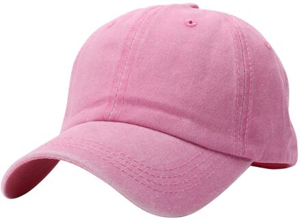 Baseball Cap Zon Caps Zomer Vissen Hoed Voor Mannen Vrouwen Unisex-Tieners Effen Kleur Snapback Street Hip Hop hoeden roze