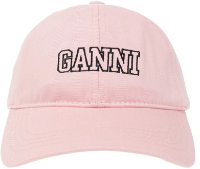 Baseballpet Ganni , Pink , Dames - ONE Size