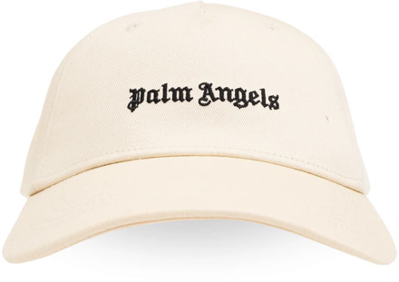 Baseballpet met logo Palm Angels , Beige , Dames - ONE Size