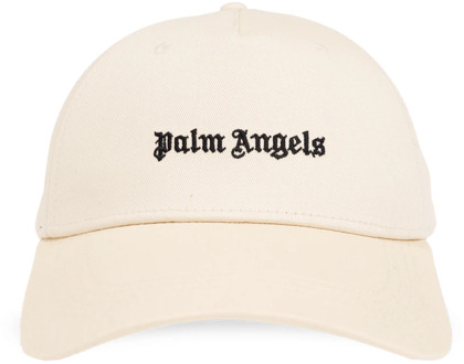 Baseballpet met logo Palm Angels , Beige , Heren - ONE Size
