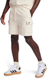 Based Cargo Korte Broeken Heren - Bruin - Maat S - Katoen French Terry Brown