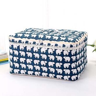 Basedidea Leuke Katoenen Speelgoed Kleding Opbergtas Waterdichte Kledingkast Organizer Box Quilt Deken Closet Kussen Container 2