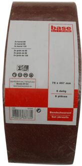 Baseline Bandschuurpack 75x457mm 6stuks