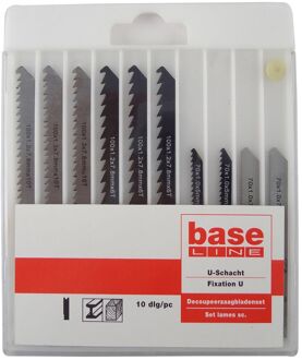 Baseline Decoupeerzaagset U-type 10stuks