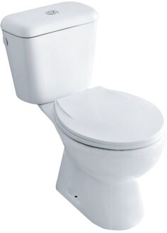 Baseline Duoblok Toilet Met Randloze Toiletpot - Ao - Wit