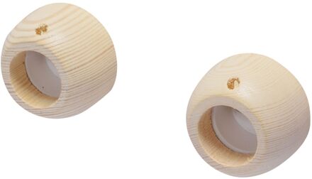 Baseline Gordijnsteun Grenen 28mm 2 Stuks