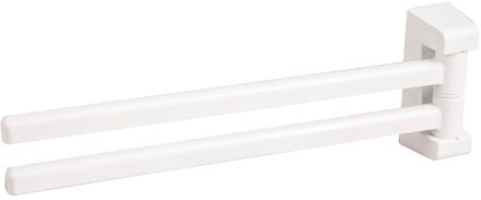 Baseline Handdoekrek 2 Stangen Draaibaar Wit