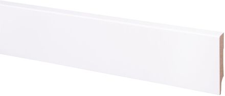Baseline Hoge Plint Budget Cubic - Wit - 240cm - 14x80mm