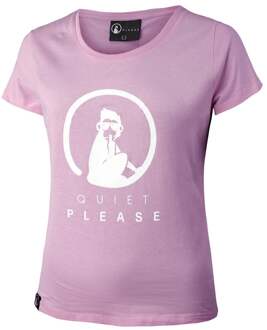 Baseline Logo T-shirt Dames pink - S