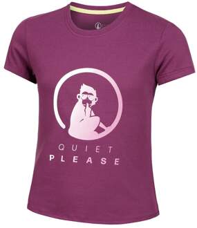 Baseline Logo T-shirt Meisjes-Berry,Pink - 116,128,140,152,164