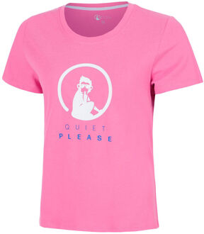 Baseline Logo T-shirt Meisjes-pink, wit - 164