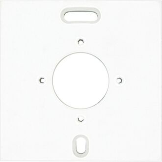 Baseline Montageplaat Opbouw 1-voudig Wit