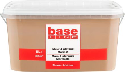 Baseline Muur & Plafond Muurverf - Mat - Marmot - 5l