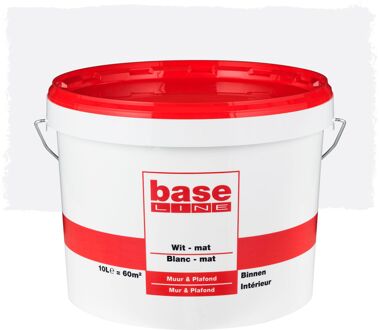Baseline Muur & Plafond Muurverf - Mat - Wit - 10l