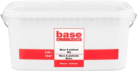 Baseline Muur & Plafond Muurverf - Mat - Wit - 2,5l