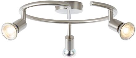 Baseline Opbouwspot Parma - Chroom - 28cm - 3xgu10