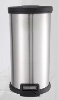 Baseline Pedaalemmer - Metaal - Zilver - Diameter33x61cm - 40l