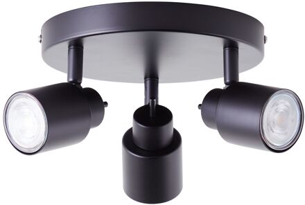 Baseline Plafondspot Verona Zwart 3xgu10 5w