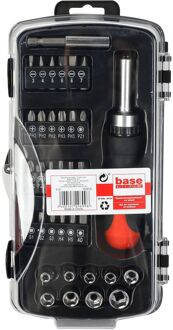 Baseline Ratelschroevendraaier + Bitset – 35 Stuks