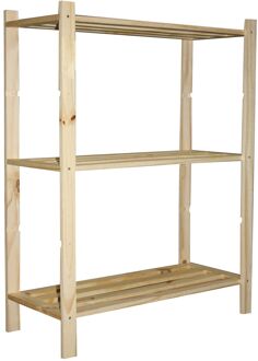 Baseline Rek 3 Legplanken In Massief Den 90x70x30cm