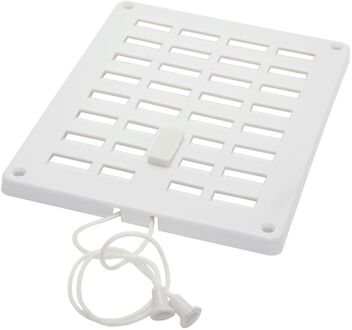 Baseline Schuifrooster 20x25cm Kunststof Wit