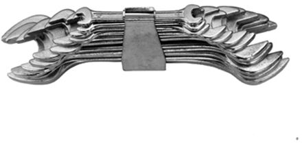 Baseline Steeksleutelset Chroom – 12 Stuks