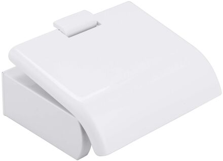 Baseline Toiletrolhouder Baseline - Kunststof - Met Klep - Wit