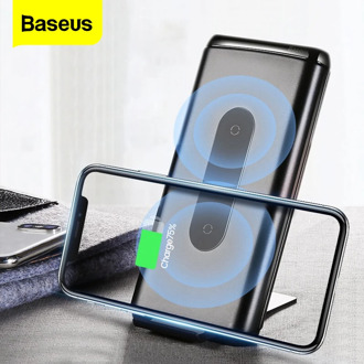 Baseus 10000mAh Quick Charge 3.0 Power Bank Portable USB C PD Fast Qi Wireless Charger Powerbank For Xiaomi mi External Battery