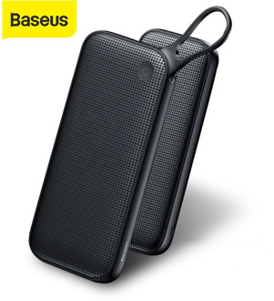 Baseus 20000mAh Power Bank Quick Charge 3.0 USB External Battery Powerbank 18W QC 3.0 PD Fast Chagring Poverbank For Phone