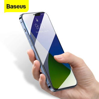 Baseus 2Pcs Screen Protector For iPhone 12 Pro Max 0.3mm Transparent Protective Glass For iPhone 12 mini Tempered Film Cover