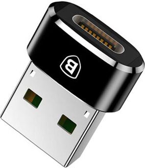 Baseus Adapter van USB-C naar USB - zwart