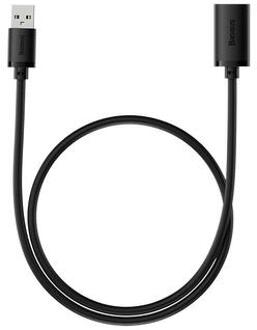 Baseus AirJoy USB 3.0 Male naar Female verlengkabel - 0.5m - Zwart