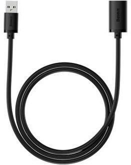 Baseus AirJoy USB 3.0 Male naar Female verlengkabel - 1m - Zwart