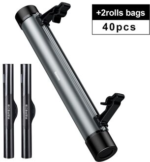 Baseus Auto Seat Organizer Interieur Prullenbak Metalen Auto Opslag Vuilniszakken Voor Auto Back Seat Organizer Accessoires zwart