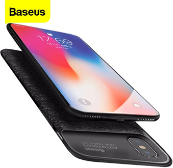Baseus Battery Charger Case For iPhone X 10 Ultra Slim Power Bank External Backup Pack Charging Battery Cover For iPhoneX