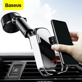 Baseus Car Wireless Charger For iPhone 11 Pro Max Samsung S20 Xiaomi 10W Induction Fast Wireless Charging Car Phone Mount Holder